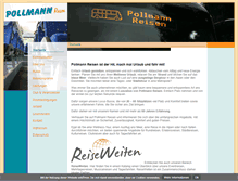 Tablet Screenshot of pollmann-reisen.de